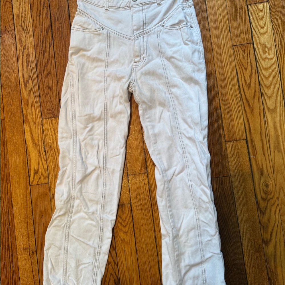 BDG white High-Waisted Jeans